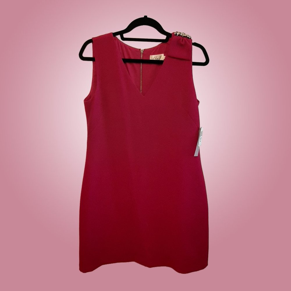 Eliza J sleeveless, Deep pink dress, Size 8
